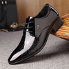 Newest Italian oxford shoes for men luxury patent leather wedding shoes BENNYS 