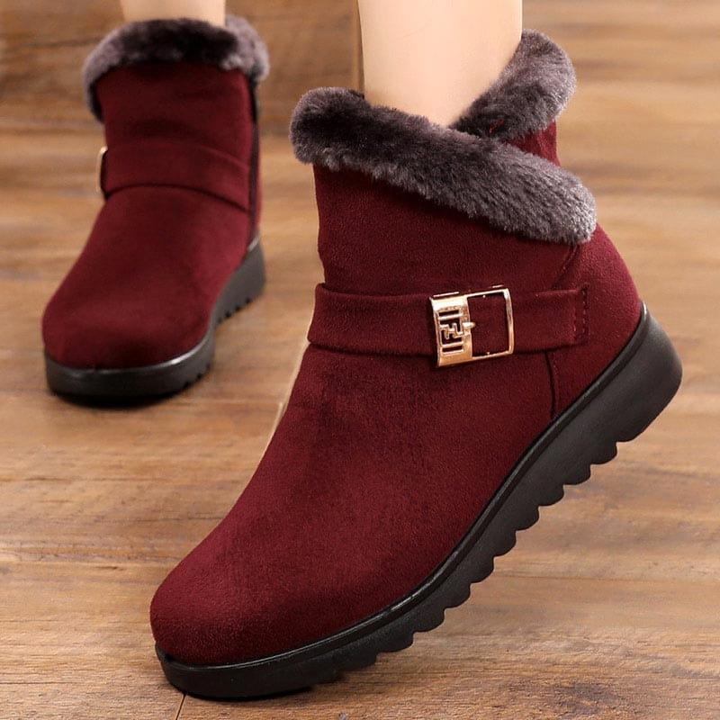 No-slip winter boots women shoes 2022 new zipper snow boots BENNYS 