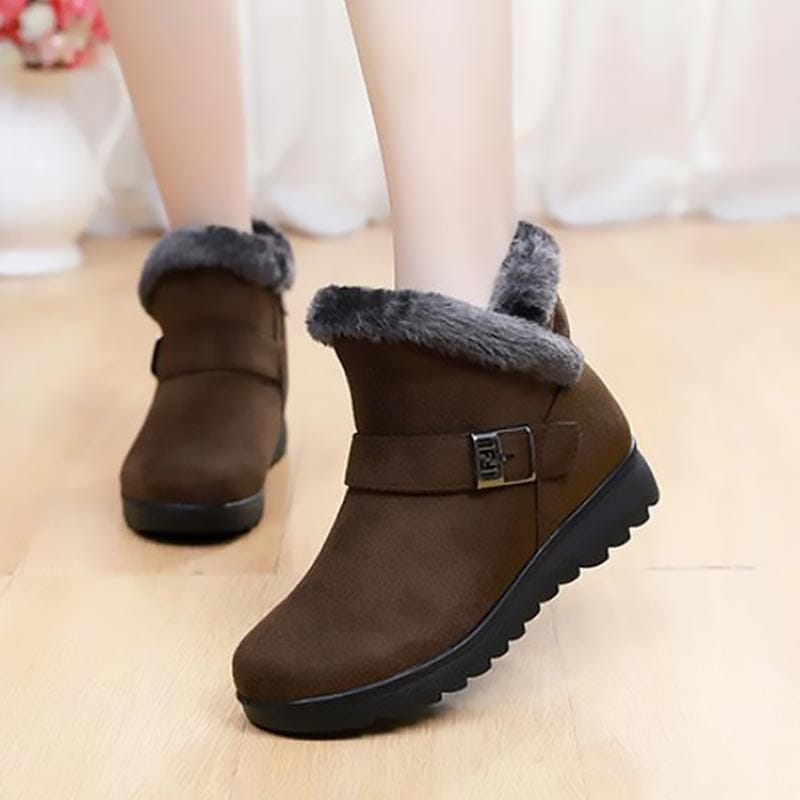 No-slip winter boots women shoes 2022 new zipper snow boots BENNYS 