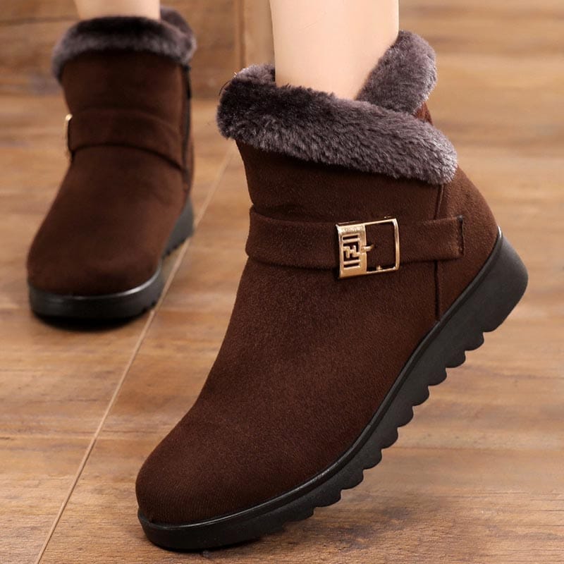 No-slip winter boots women shoes 2022 new zipper snow boots BENNYS 