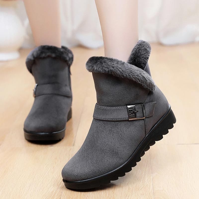 No-slip winter boots women shoes 2022 new zipper snow boots BENNYS 