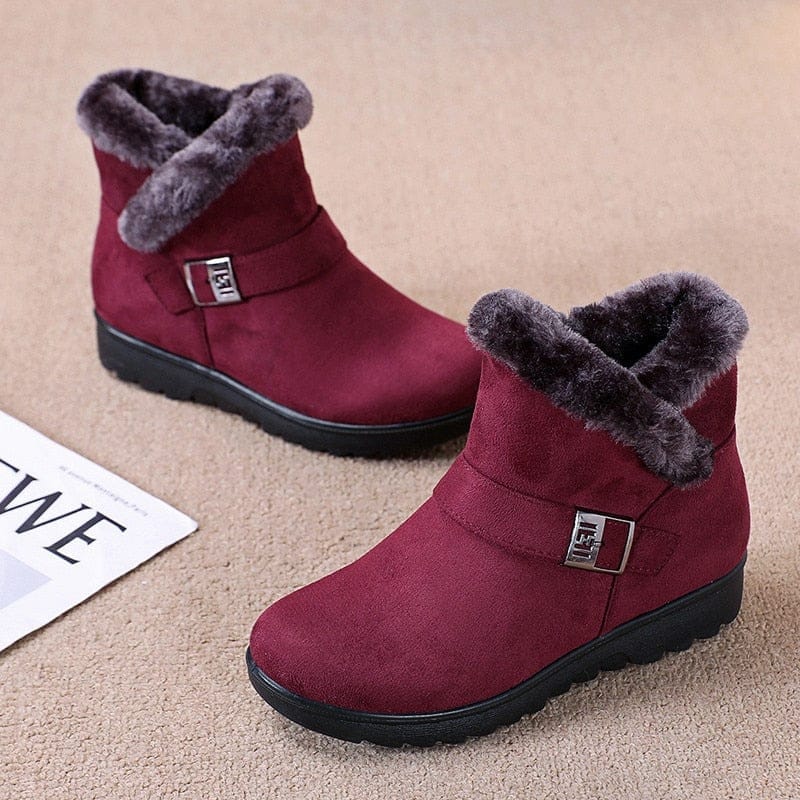 No-slip winter boots women shoes 2022 new zipper snow boots BENNYS 