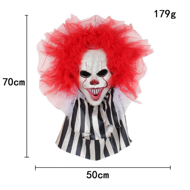 Halloween Wreath Decoration Wall Hanging Clown-Halloween-Bennys Beauty World