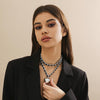 Double-layer Chains Design Necklace For Women-necklace-Bennys Beauty World