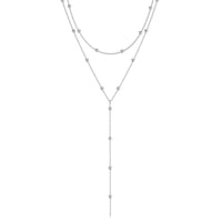 Fashion Long Necklace Simple Geometric Tassel Necklace-necklace-Bennys Beauty World