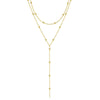 Fashion Long Necklace Simple Geometric Tassel Necklace-necklace-Bennys Beauty World