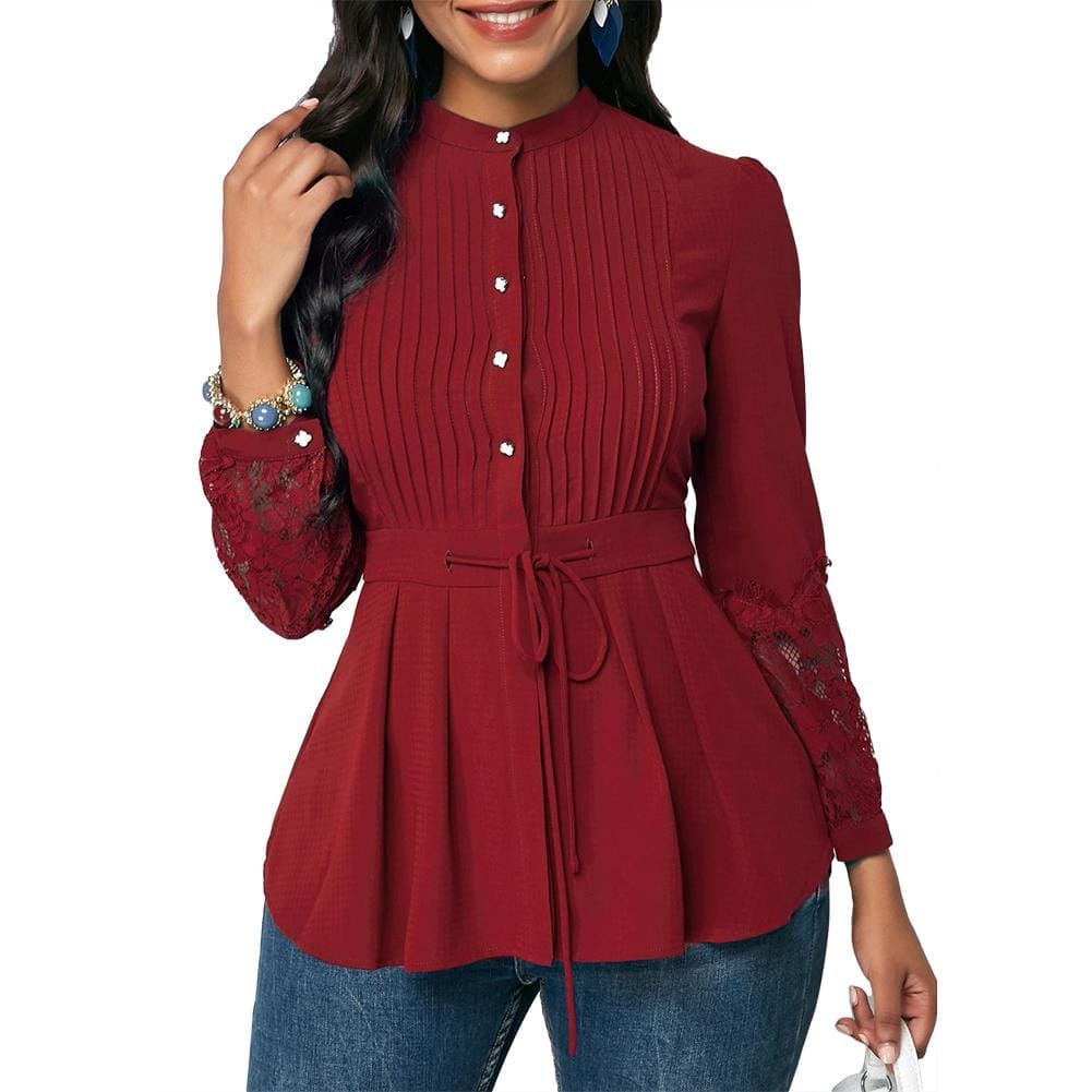 Office Lady Shirt Plus Size Blouse  For women BENNYS 