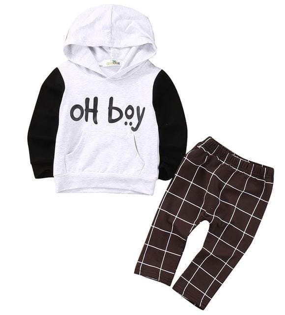 Oh Boy Hooded Top Long Pants 2pc Set BENNYS 