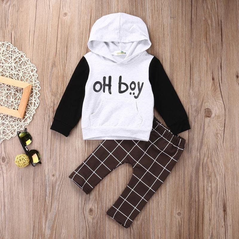 Oh Boy Hooded Top Long Pants 2pc Set BENNYS 