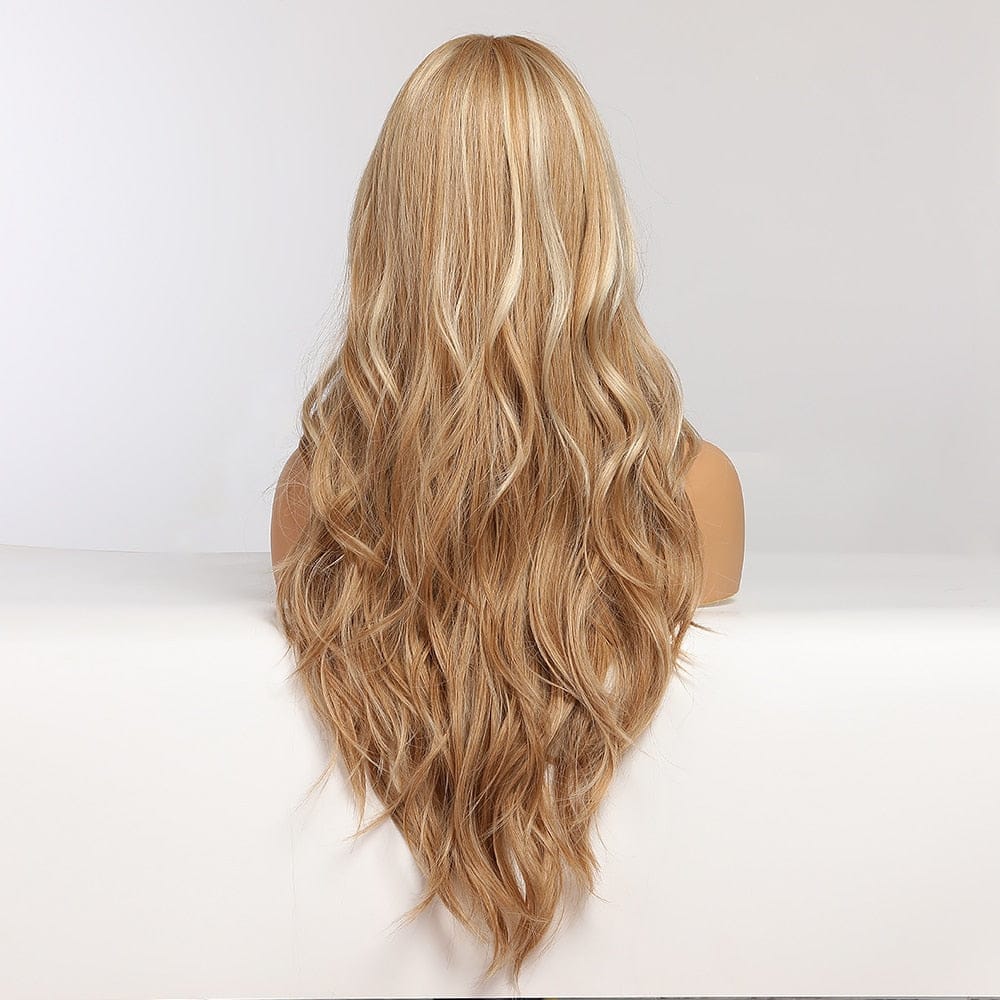 Ombre Synthetic Wigs for Women Wavy Cosplay Wigs Heat Resistant BENNYS 