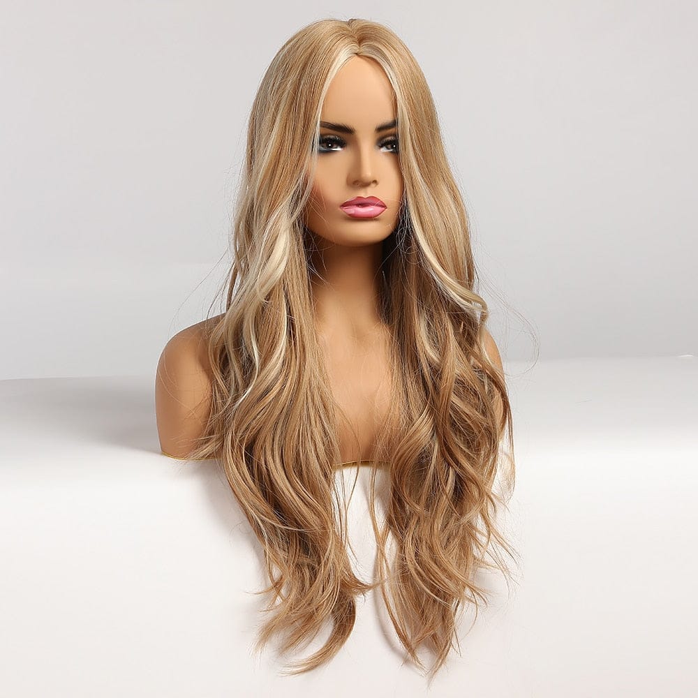 Ombre Synthetic Wigs for Women Wavy Cosplay Wigs Heat Resistant BENNYS 