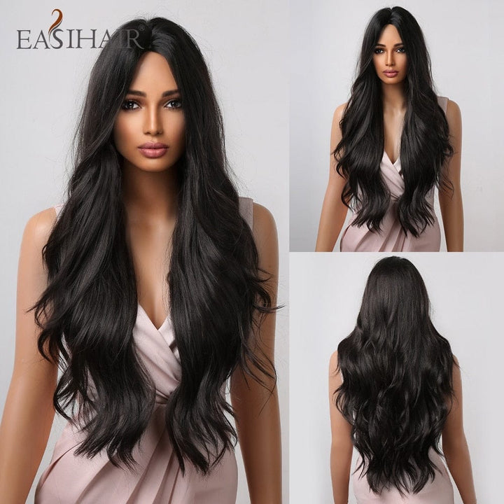 Ombre Synthetic Wigs for Women Wavy Cosplay Wigs Heat Resistant BENNYS 