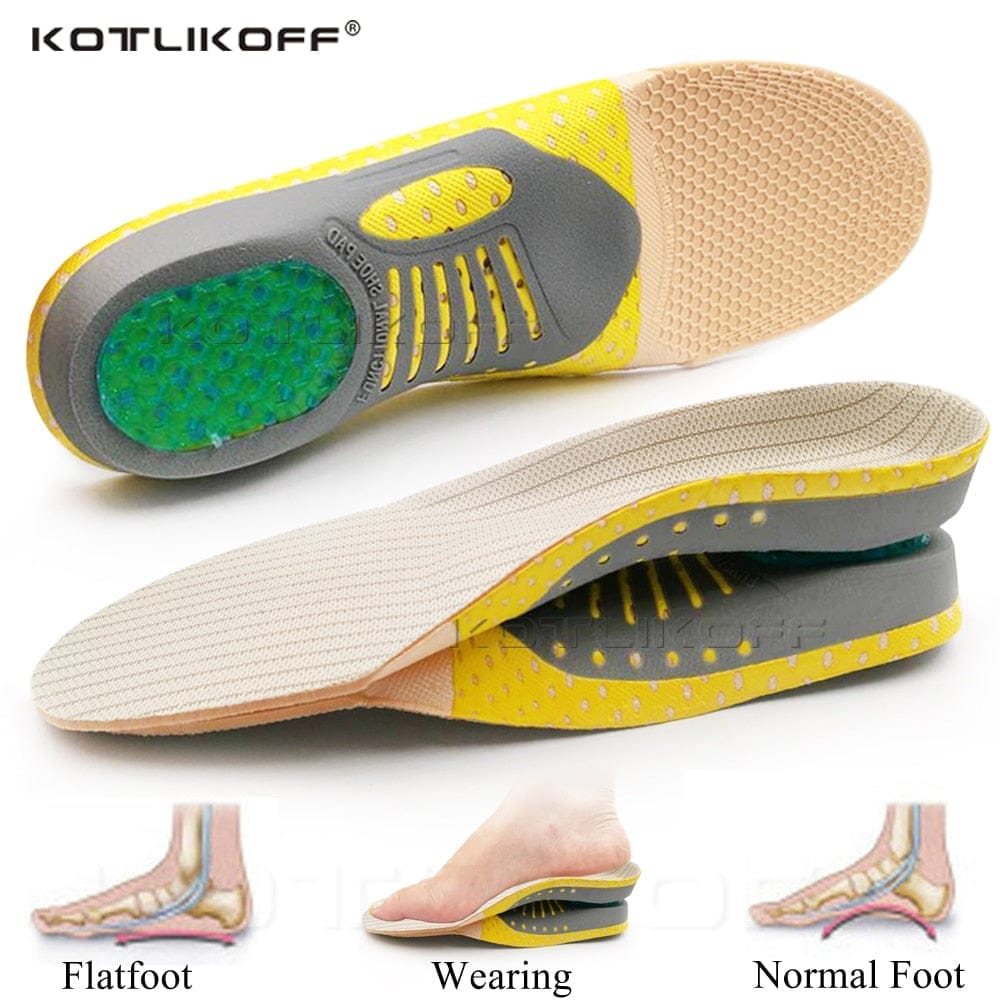 Orthopedic Insoles Orthotics Flat Foot Health Sole Pad For Shoes BENNYS 