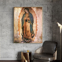 Our Lady Of Guadalupe Oil Painting Canvas Wall Art BENNYS 