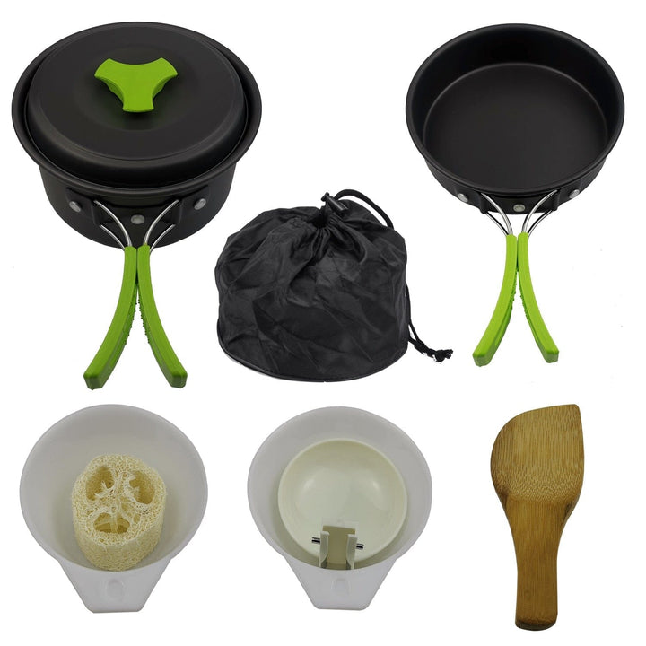 Outdoor Camping Tableware Kit Outdoor Cookware Set BENNYS 