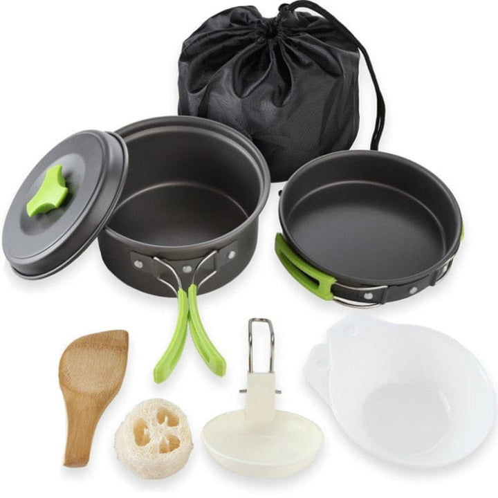 Outdoor Camping Tableware Kit Outdoor Cookware Set BENNYS 