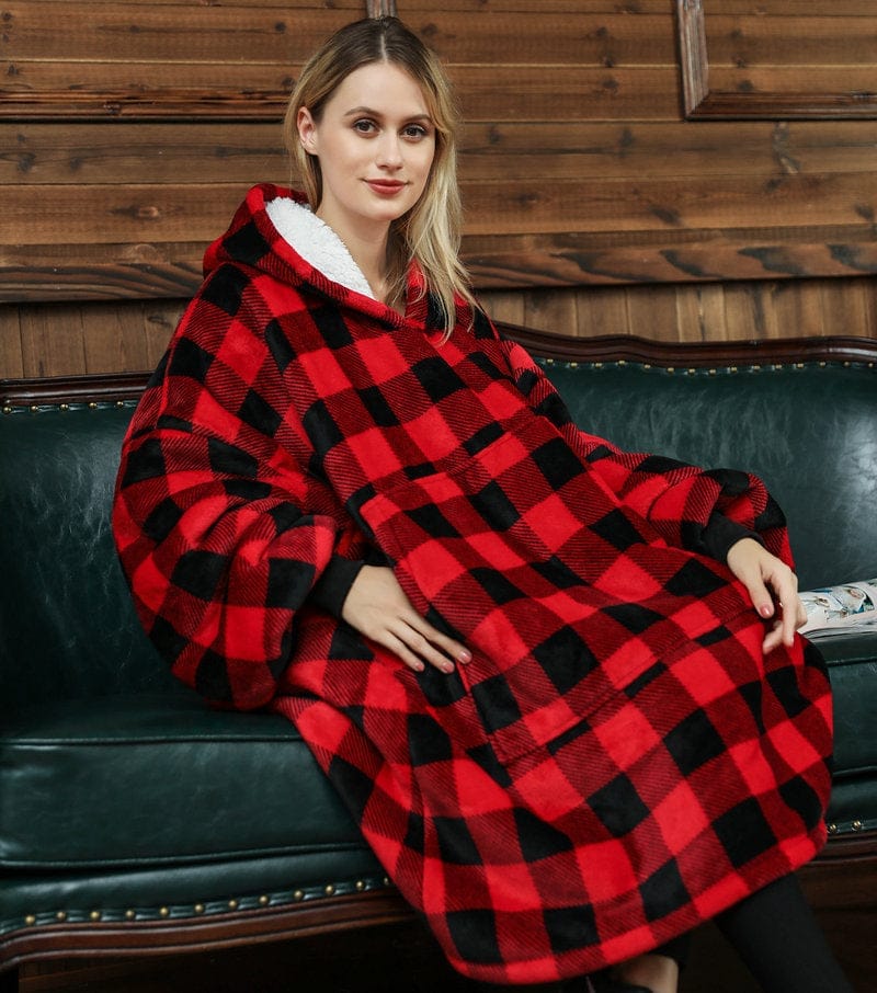 Oversized Wearable Blanket Hoodie Winter Cute  Home-wear BENNYS 