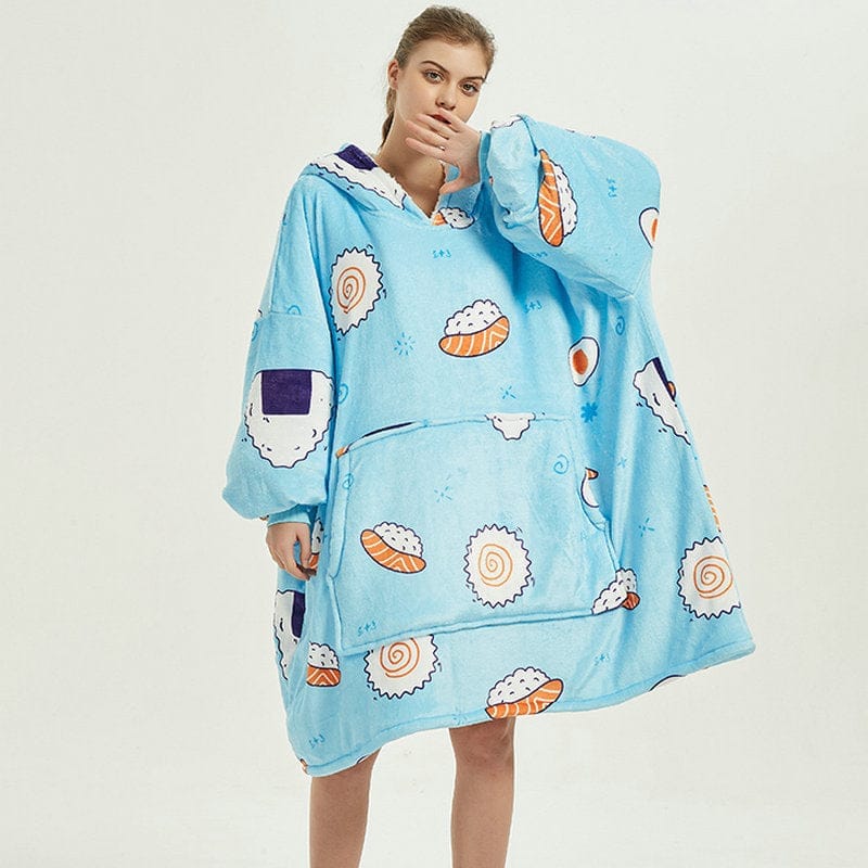 Oversized Wearable Blanket Hoodie Winter Cute  Home-wear BENNYS 