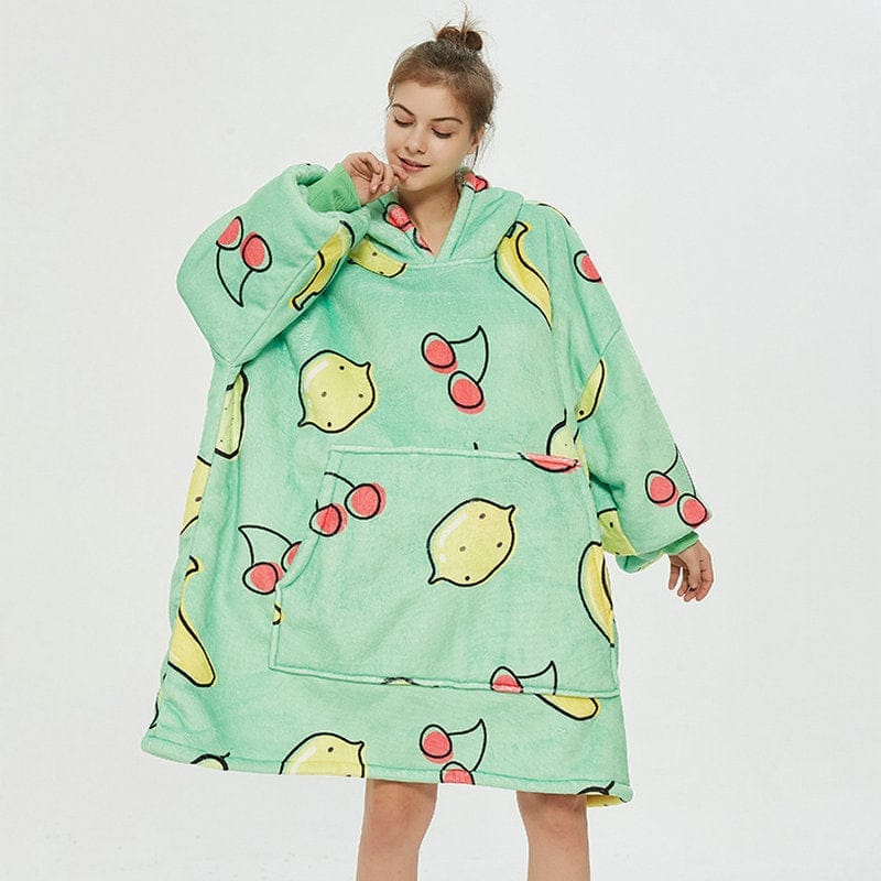 Oversized Wearable Blanket Hoodie Winter Cute  Home-wear BENNYS 