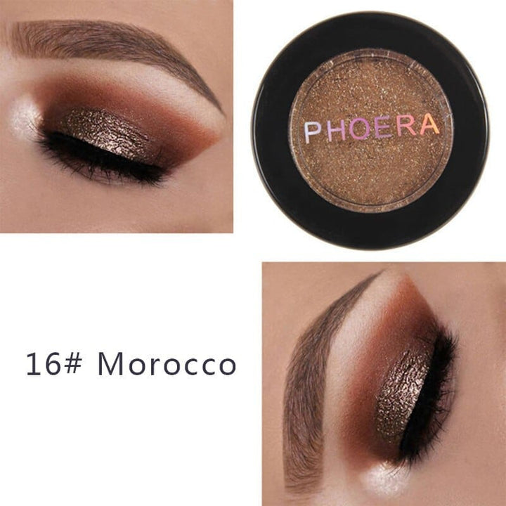 PHOERA Glitter Metal Eyeshadow Makeup Glitter Eye Shadow BENNYS 