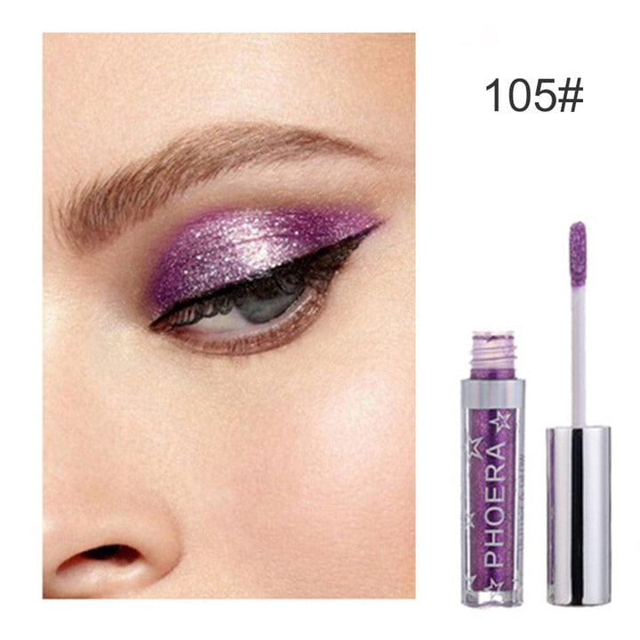 PHOERA Liquid Eyeshadow Metallic Diamond Shiny Pigmented Eye Shadow BENNYS 