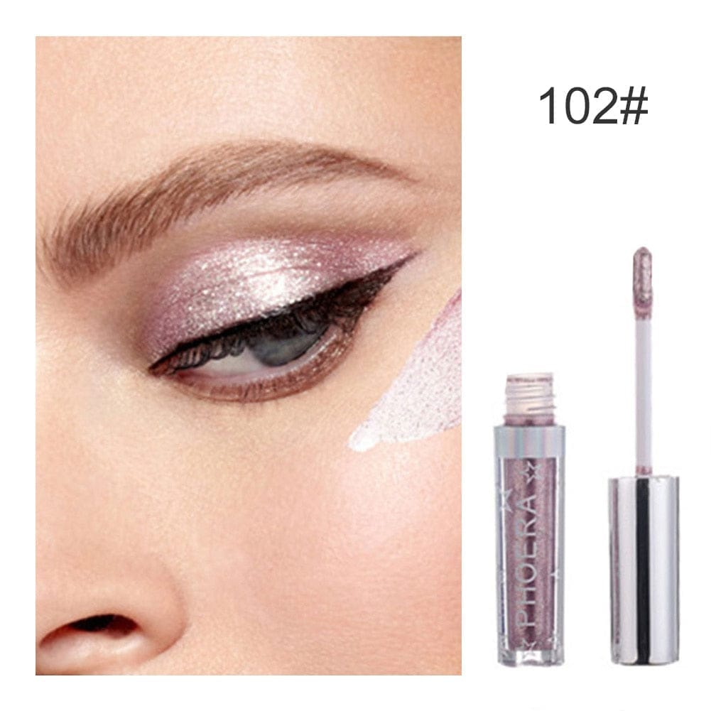 PHOERA Liquid Eyeshadow Metallic Diamond Shiny Pigmented Eye Shadow BENNYS 