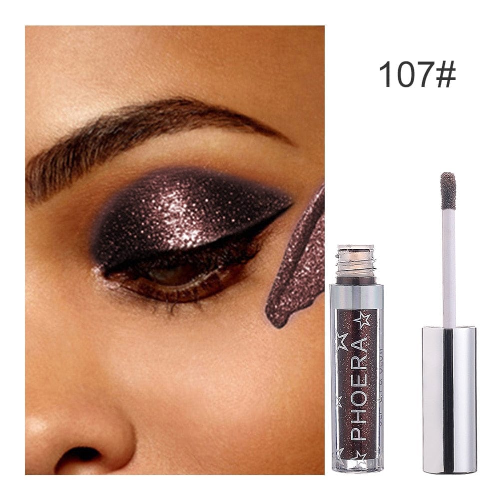 PHOERA Liquid Eyeshadow Metallic Diamond Shiny Pigmented Eye Shadow BENNYS 