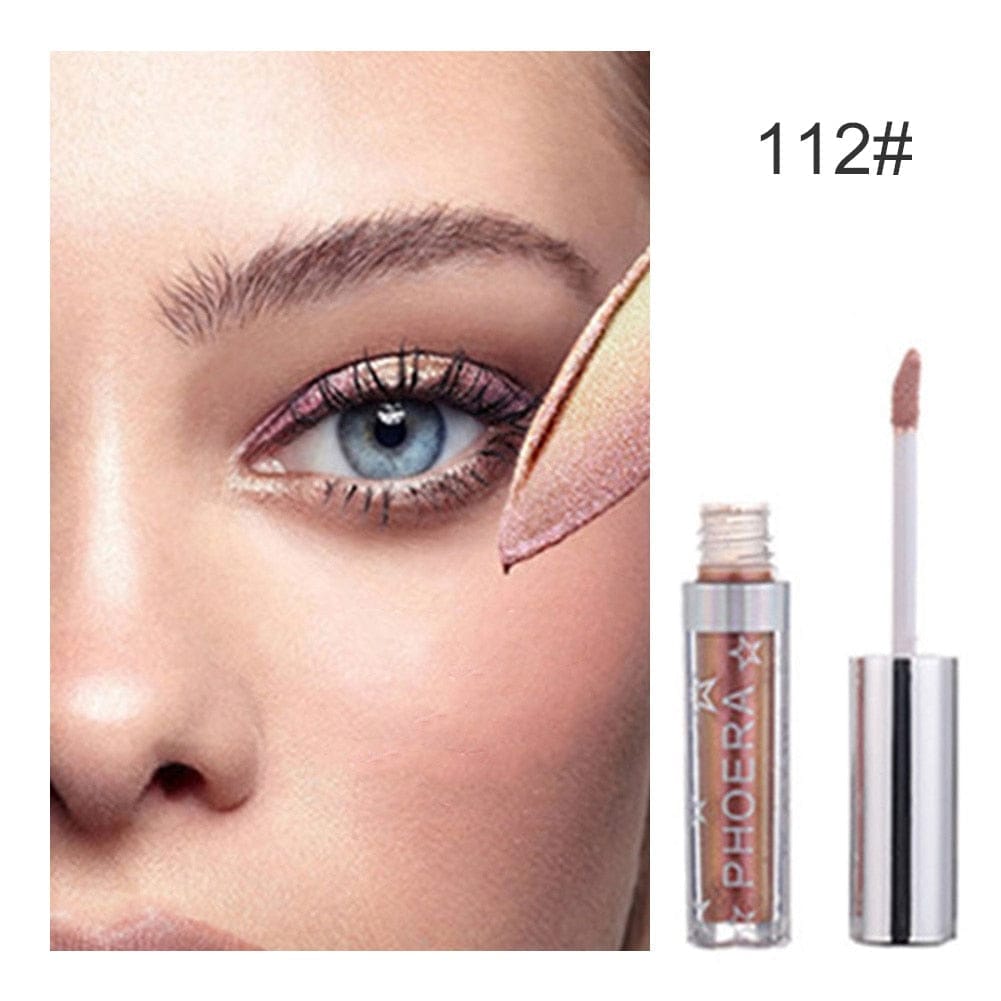 PHOERA Liquid Eyeshadow Metallic Diamond Shiny Pigmented Eye Shadow BENNYS 