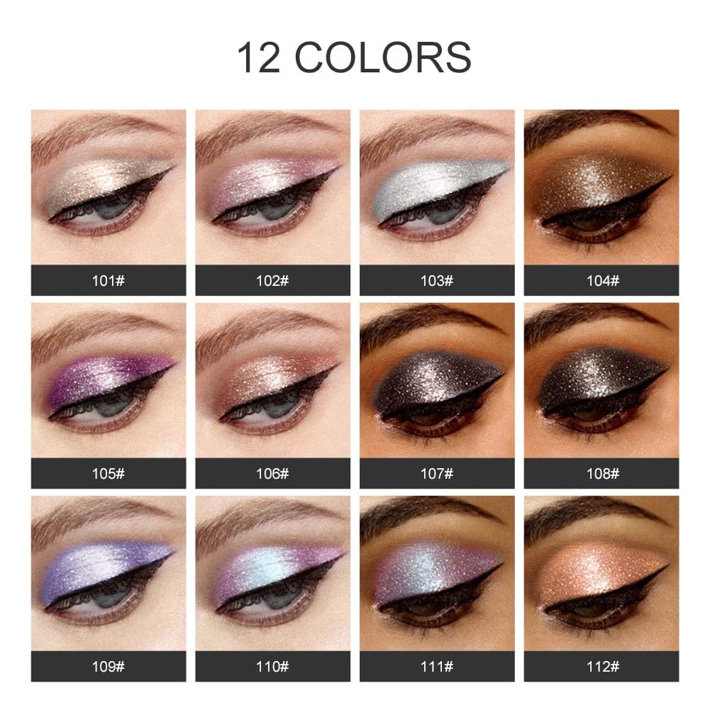 PHOERA Liquid Eyeshadow Metallic Diamond Shiny Pigmented Eye Shadow BENNYS 