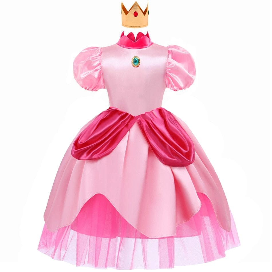 Peach Princess Cosplay Dress Girls Fancy Clothes BENNYS 