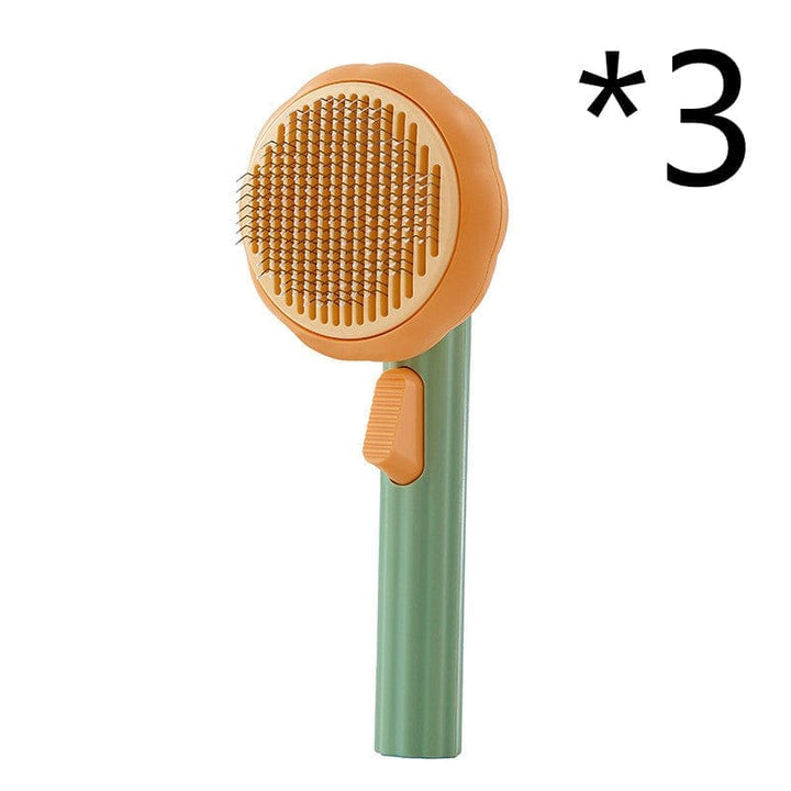 Pet Hand-held Steel Wire Self-cleaning Comb Looper For Hair Removal BENNYS 