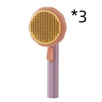 Pet Hand-held Steel Wire Self-cleaning Comb Looper For Hair Removal BENNYS 
