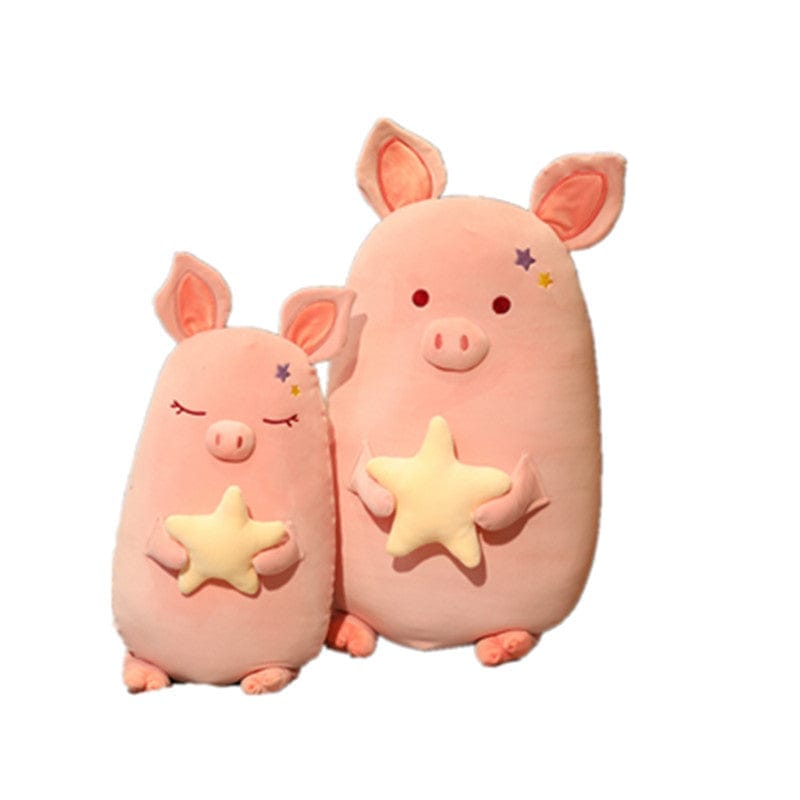 Pink piggy plush pillow BENNYS 