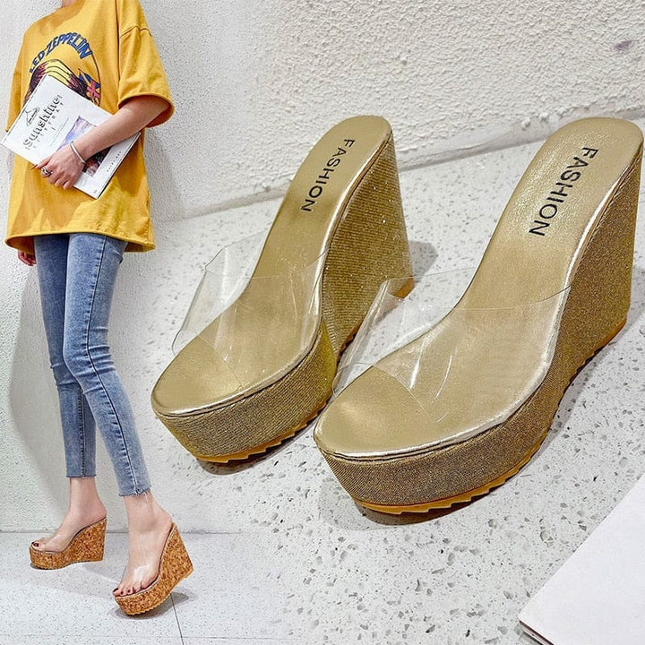 Platform High Heels Wedge Sandals BENNYS 