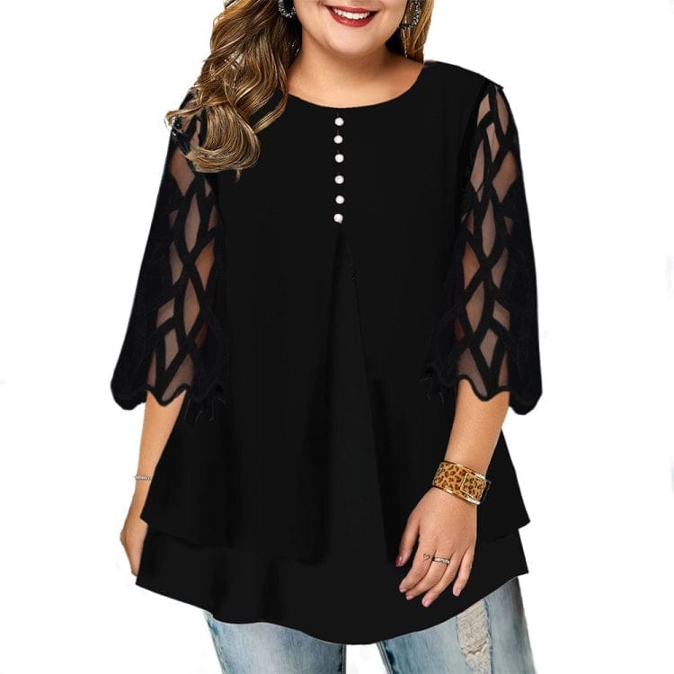 Plus size deals blouses near me