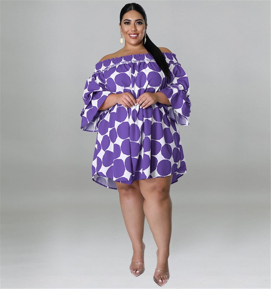 Plus hot sale size purple