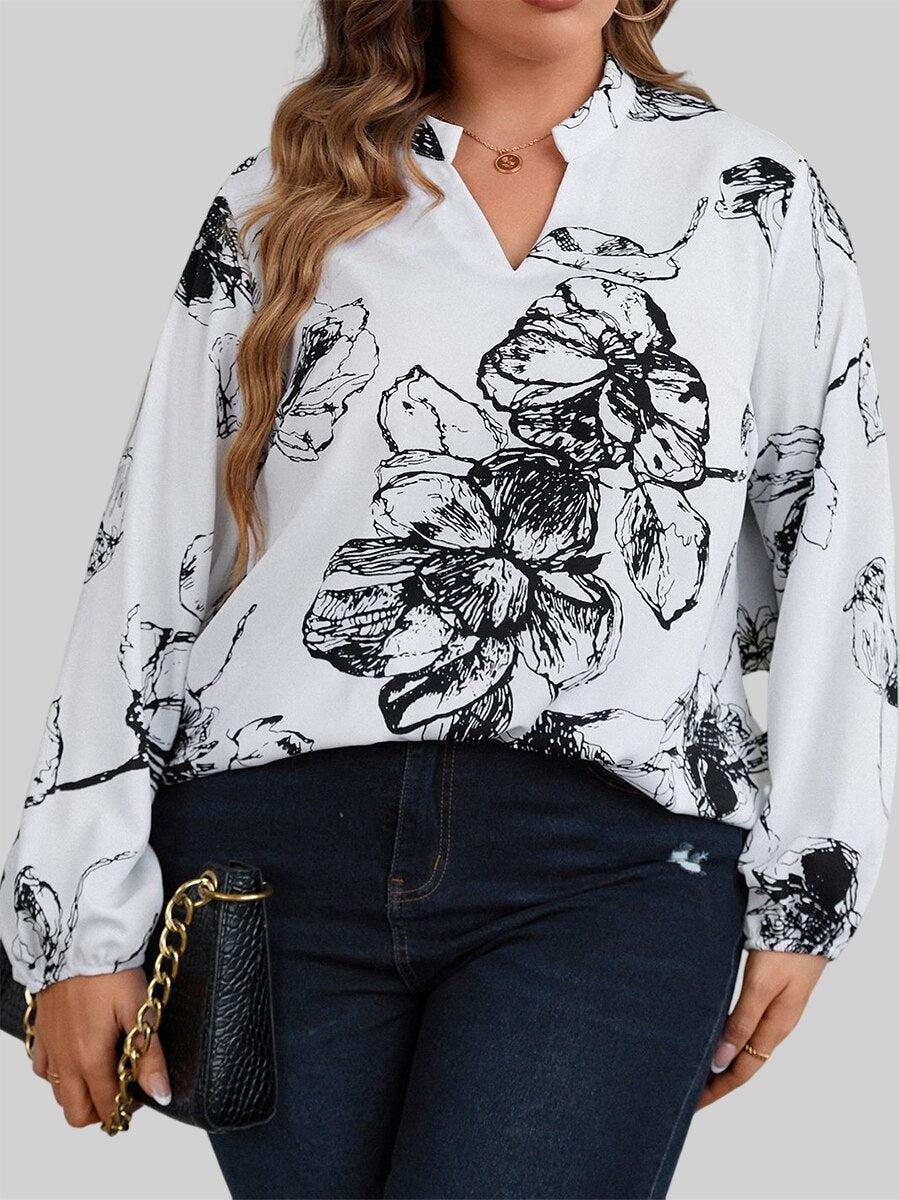 Plus Size Fashion Women's Blouses BENNYS 