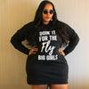 Plus Size Hoodies For Female Big Blouse Hooded Top BENNYS 