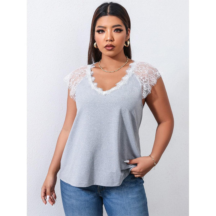 Plus Size Lace T Shirts For Women BENNYS 