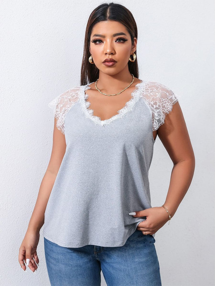 Plus Size Lace T Shirts For Women BENNYS 