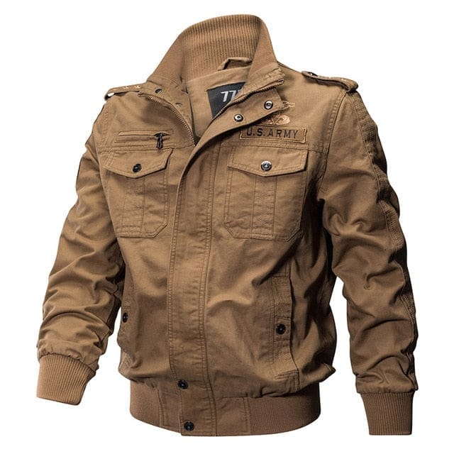 Cotton military outlet jacket