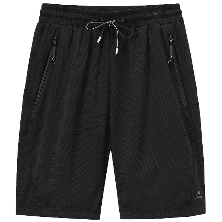 Plus Size Nylon Black Grey Spandex Sweat Shorts BENNYS 