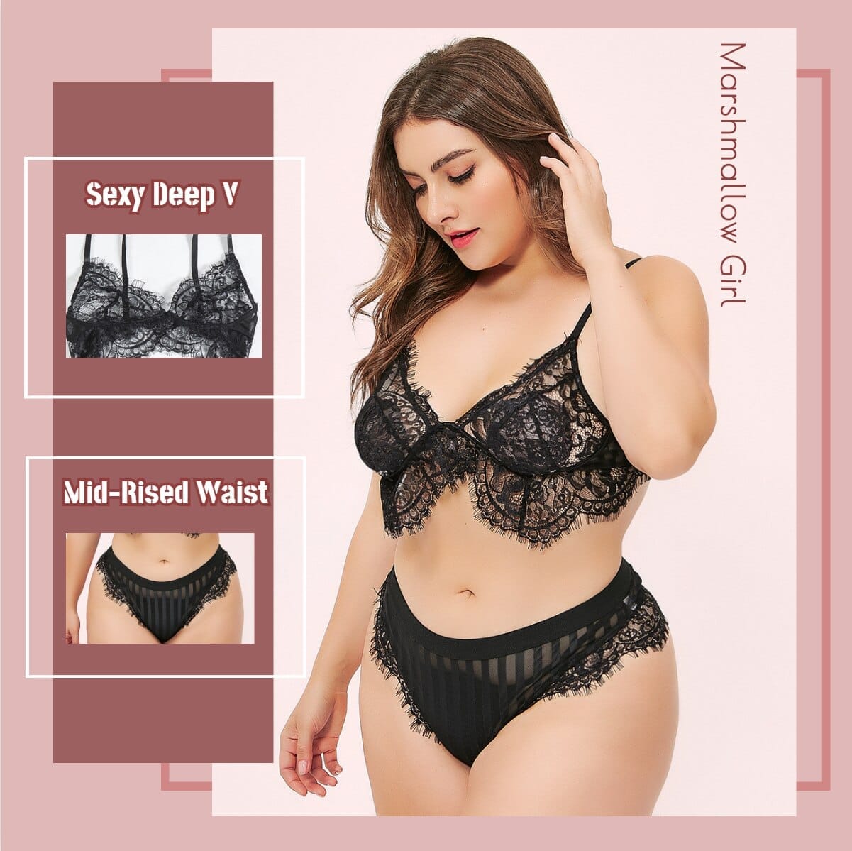 Top Selling Ladies Plus Size Nude Lace Bra - China Bra and