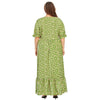 Plus Size Women Summer Short Sleeve Floral Print Dresses 5XL BENNYS 