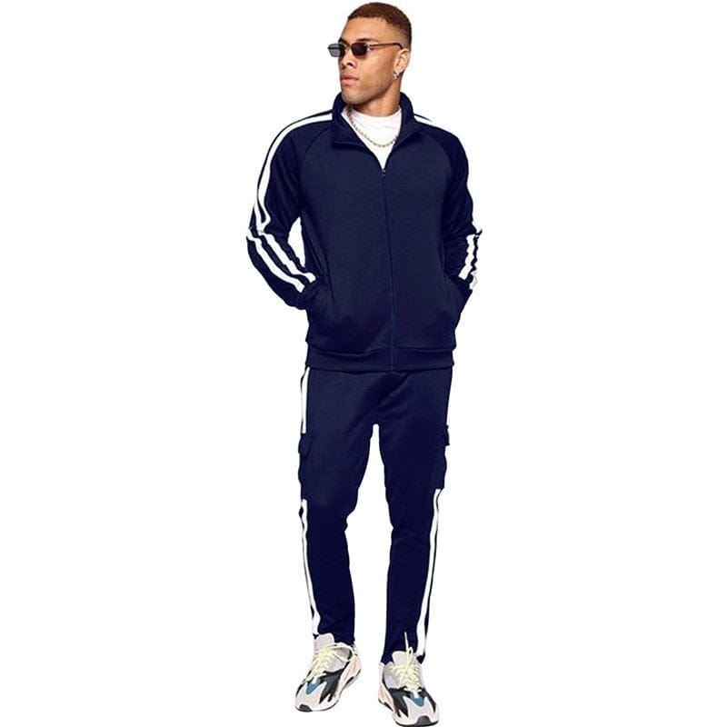 Plus size 3XL high quality zip up wholesale custom men's tracksuit BENNYS 