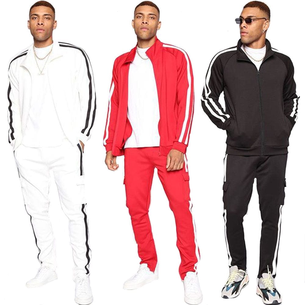 Plus size 3XL high quality zip up wholesale custom men's tracksuit BENNYS 