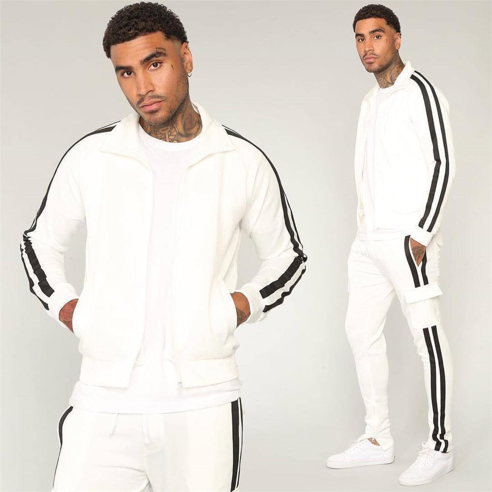 Plus size 3XL high quality zip up wholesale custom men's tracksuit BENNYS 