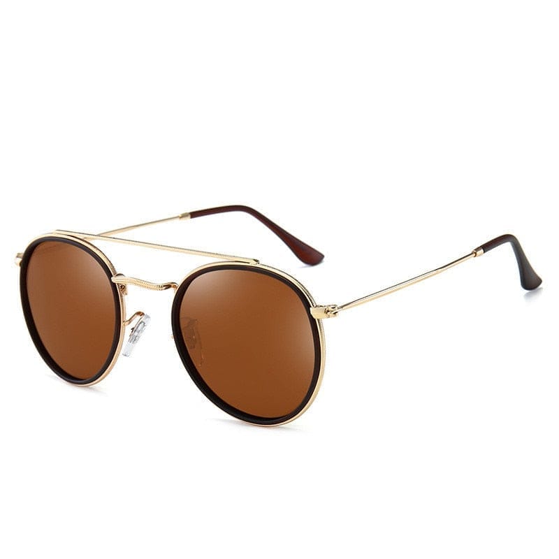 Designer top sunglasses round