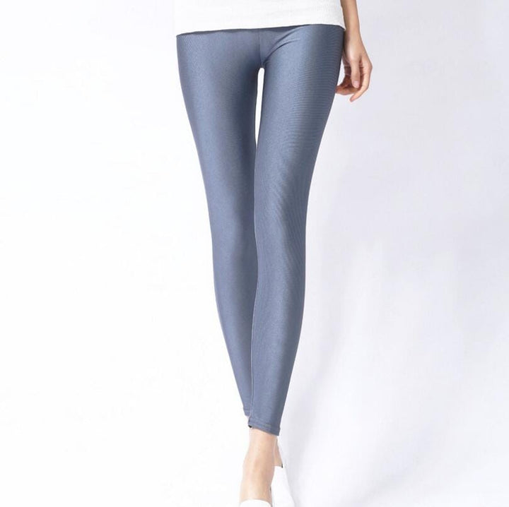 Polyester Casual Leggings Women High Elastic Pants BENNYS 