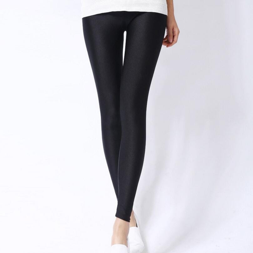 Polyester Casual Leggings Women High Elastic Pants BENNYS 